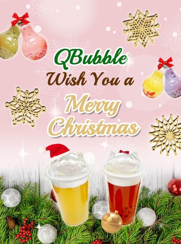 QBubble wish you a Merry Christmas 茶寶祝你聖誕快樂!!