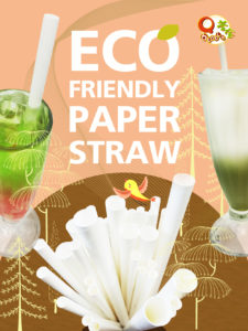 bubble tea paper straw
