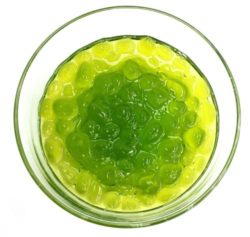 Instant boba matcha green tea qq jelly