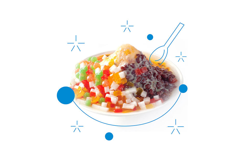 Shaved ice topping