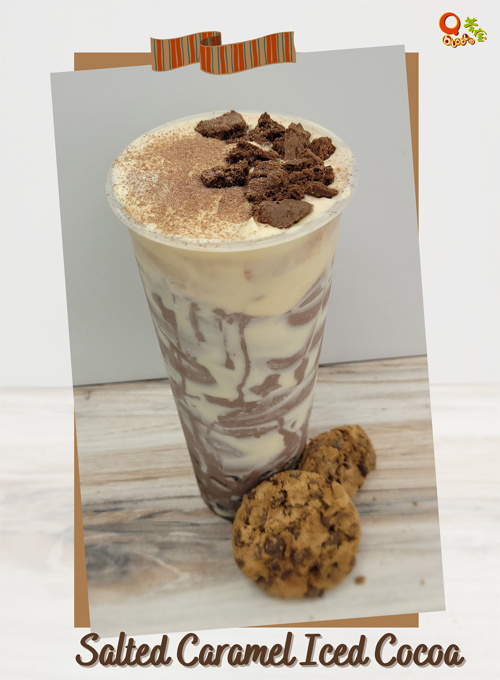 Qbubble Salted Caramel Iced Cocoa