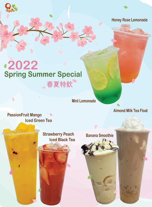 2022 Qbubble Spring Summer Special Recipe