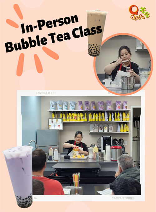 Qbubble In-Person Bubble TeaClass