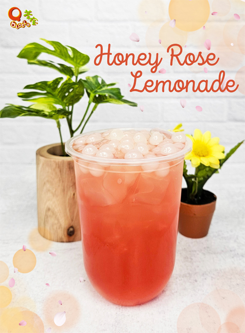 Qbubble Honey Rose Lemonade