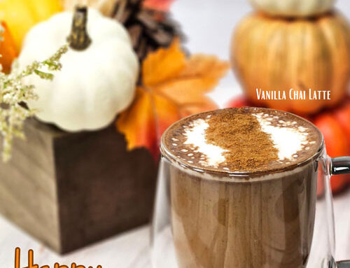 Happy Thanksgiving! Fall special menu idea: Vanilla Chai Latte