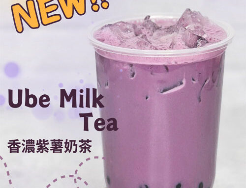 New Flavor!! Ube Milk Tea with Boba