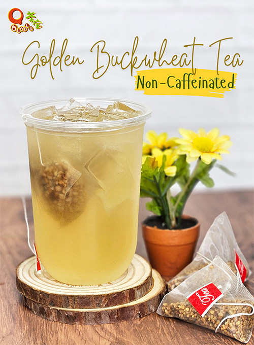 Qbubble noncaffeinated tea-golden buckwheat tea