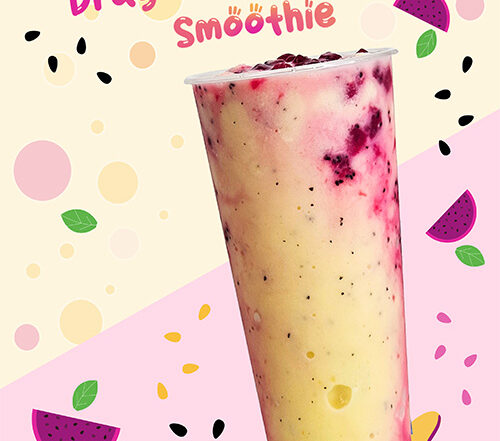 Qbubble_Dragonfruit Passionfruit Smoothie
