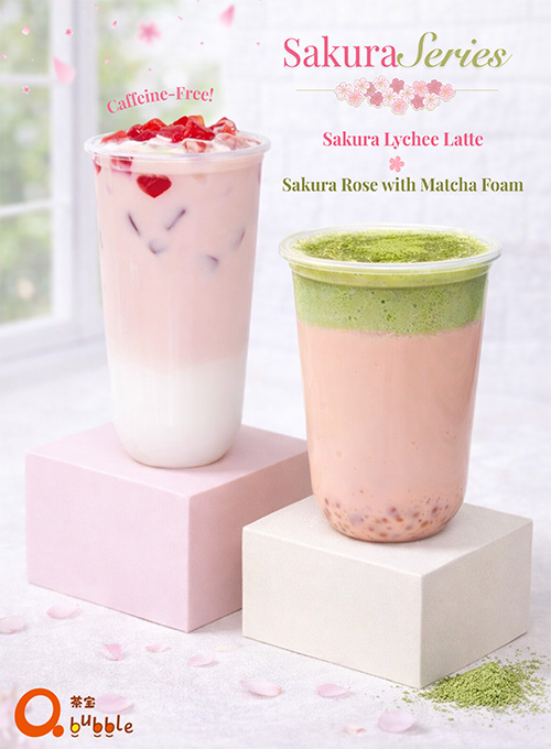 Qbubble-Sakura Boba-Matcha-Spring Boba Recipe