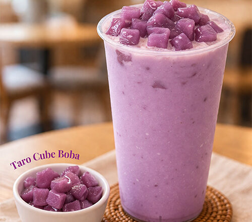 Qbubble-Taro Cube Boba